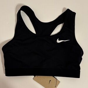 NWT Nike Women's Black Racerback Sports Bra - S